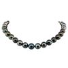 Image 1 : Tahitian Cultured Pearl and Diamond Necklace