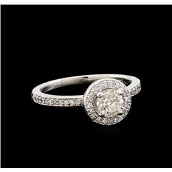 0.67ctw Diamond Ring - 14KT White Gold