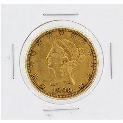 1899-S $10 XF Liberty Head Eagle Gold Coin