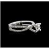 Image 2 : 0.82ctw Diamond Ring - 14KT White Gold