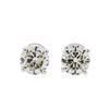 Image 1 : 1.40ctw Diamond Stud Earrings - 14KT White Gold