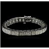 25.45ctw Diamond Tennis Bracelet - 14KT White Gold