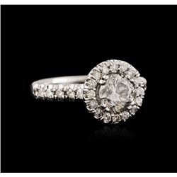 14KT White Gold 1.23ctw Diamond Ring