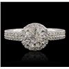 14KT White Gold 1.50ctw Diamond Ring