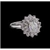 1.59ctw Diamond Ring - 14KT White Gold