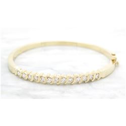 1.10ctw Diamond Bracelet - 14KT Yellow Gold