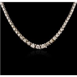 14KT White Gold 4.23ctw Diamond Necklace