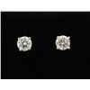 Image 5 : 1.00ctw Diamond Stud Earrings - 14KT Yellow Gold
