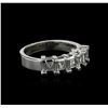 Image 1 : 14KT White Gold 0.71ctw Diamond Ring