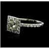 14KT White Gold 1.31ctw Diamond Ring