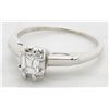 Image 8 : 0.29ct Diamond Ring - 14KT White Gold