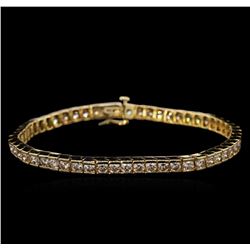 6.10ctw Diamond Bracelet - 14KT Yellow Gold