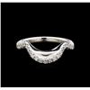Image 2 : 0.33ctw Diamond Wedding Band - 14KT White Gold