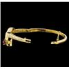 Image 3 : 0.28ctw Ruby and Diamond Bracelet - 18KT Yellow Gold