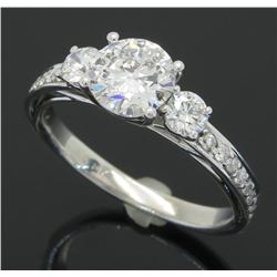 1.55ctw Diamond Ring - 14KT White Gold