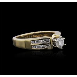 14KT Yellow Gold 0.85ctw Diamond Ring