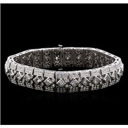 10.00ctw Diamond Bracelet - 18KT White Gold