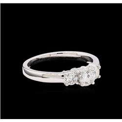 0.74ctw Diamond Ring - 14KT White Gold