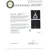 Image 3 : 14KT Yellow Gold 6.84ct Tanzanite and Diamond Pendant With Chain