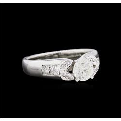 1.38ctw Diamond Ring - 18KT White Gold