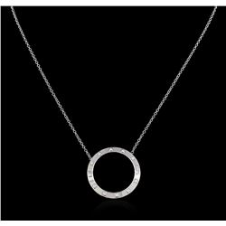 0.50ctw Diamond Necklace - 14KT White Gold