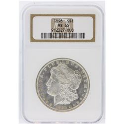 1898 NGC MS65 Morgan Silver Dollar