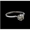 Image 1 : 1.04ct Diamond Ring - 14KT White Gold