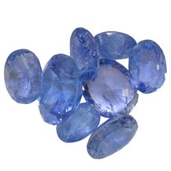 12.07ctw Oval Mixed Tanzanite Parcel