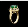 Image 4 : 4.25ctw Multi Gemstone and Diamond Ring - 14KT Yellow Gold