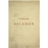 Image 1 : Bourgey’s 1925 Sale of the Récamier Collection