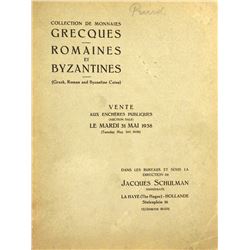 1938 Schulman Sale of Greek, Roman & Byzantine Coins
