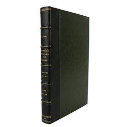 Four Lanz Graz Sales Bound in Leather