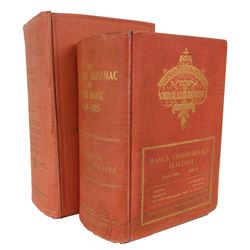 Massive Bankers’ Almanacs