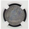 Image 2 : 1856 S/S SEATED LIBERTY QUARTER FS-501 NGC VG DETAILS
