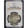 Image 1 : 1878-CC MORGAN SILVER DOLLAR NGC MS 63