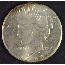 1928 PEACE SILVER DOLLAR AU/BU KEY DATE