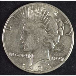 1935-S PEACE SILVER DOLLAR AU