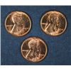 Image 2 : ( 3 ) ORIGINAL GEM BU 1954-S LINCOLN CENT ROLLS