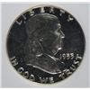 Image 2 : 1953 FRANKLIN HALF DOLLAR NNC GRADED GEM PROOF