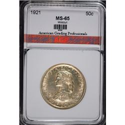 1921 MISSOURI COMMEMORATIVE HALF DOLLAR AGP GEM BU
