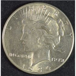 1934 PEACE SILVER DOLLAR CH BU