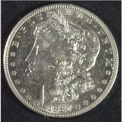 1887-S MORGAN SILVER DOLLAR CH BU