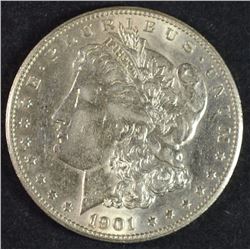 1901-S MORGAN SILVER DOLLAR AU/BU KEY DATE