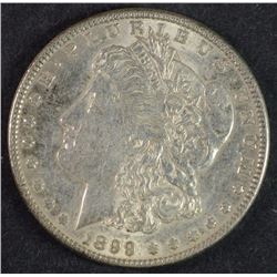 1899 MORGAN SILVER DOLLAR AU/BU KEY DATE