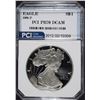 Image 1 : 1996-P AMERICAN SILVER EAGLE PCI GRADED PERFECT PROOF DCAM