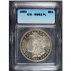 Image 1 : 1890 MORGAN DOLLAR ICG MS-63 PL
