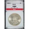 Image 1 : 1894-S MORGAN SILVER DOLLAR, BGC  GEM BU