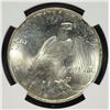 Image 3 : 1923 PEACE SILVER DOLLAR, NGC MS-66  TOUGH!