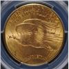 Image 3 : 1924 $20.00 ST. GAUDENS GOLD, PCGS MS-65 GEM!