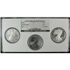 Image 1 : 2006 3-PIECE 20th ANNIV AMERICAN SILVER EAGLE SET, NGC MS69, PF69 & PF60 ULTRA